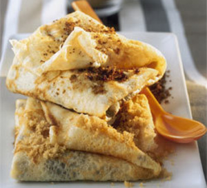 recette  : crêpes aux deux vergeoises