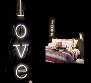 message d'amour ou message tout court en lettres "neon art" Seletti 