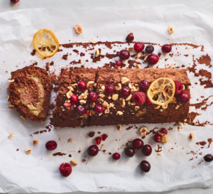 Bûche de Noël, ganache citron et crème noisette - Recette de la Maison Brémond 1830