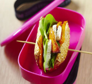 recette pour lunch box de Yannick Alléno : baguette 'pep's'