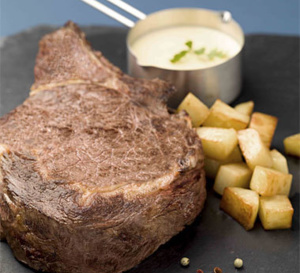 le bœuf Charal cuisiné par Marc Boissieux, gagnant de Masterchef