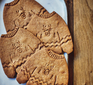 Menu de chefs pour les fêtes - Sablés de Noël au blé ancien de Benoît Castel