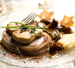boeuf rossini au foie gras de canard façon Compagnons du Goût
