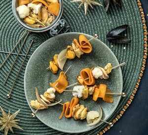 Menu de fête irlandais : pickles de moules irlandaises à la Guinness