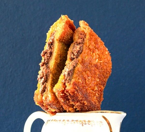 Recette de Cordon Bleu sucré crunchy - Brioche, chocolat au riz croustillant