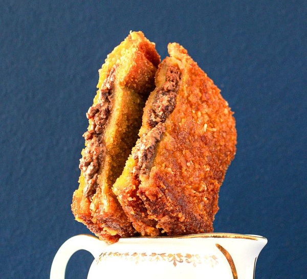 Recette de Cordon Bleu sucré crunchy - Brioche, chocolat au riz croustillant