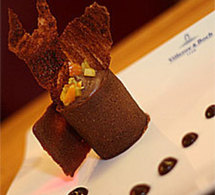 recette Choco Ho la la - Chantilly et tuile en chocolat