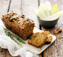 Cake aux endives et au potimarron, parfumé au romarin