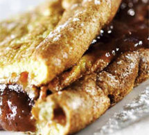 recette de Grégory Cuilleron : omelette à la confiture de fruits rouges