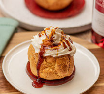 Recette des Landes : petits choux à la crème, caramel à l’Armagnac