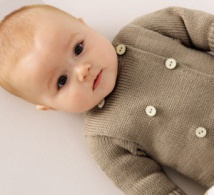 Tricot pour bébé - Combinaison manches longues au point jersey