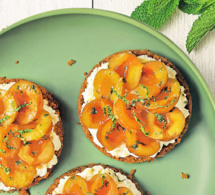 Tartelettes aux mirabelles de Lorraine, menthe et Spéculoos, sans cuisson au four