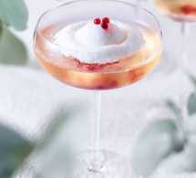 Cocktail de fête citron &amp; grenade - Recette de la Maison Brémond 1830