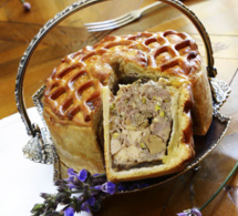 Menu de 3 chefs - Recette de Stéphane Andrieux : Pâté en croûte de poularde de Julien