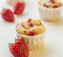 recette : muffins aux fraises et ricotta à l’huile d’olive