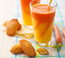 recette sucrée sans gluten : madeleines et smoothie d’été