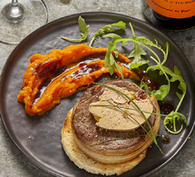 Tournedos façon rossini, purée de patates douces