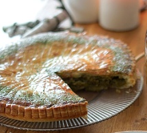 Recette de galette des rois à la frangipane citron et thé matcha