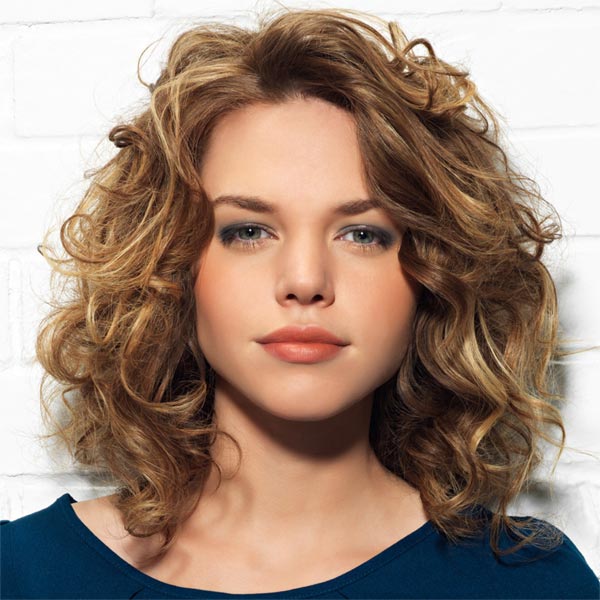 Coiff Co Ovale Clairs Boucles Mi Longs Galerie