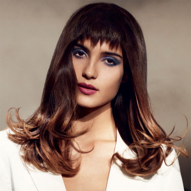 Асимметричная Косая Челка Фото - Фото